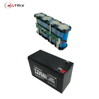 batterie profonde de cycle de Li-fer des batteries rechargeables Lifepo4 de 12v 6ah UPS