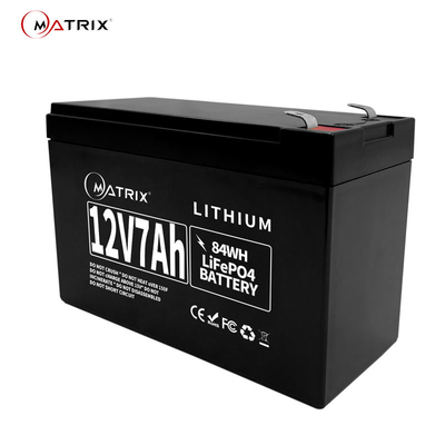 Batteries rechargeables 12v 7Ah d'UPS de batterie de Matrix