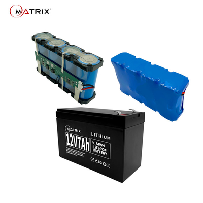 Batterie d'Ion Batteries 12v 7ah Lifepo4 UPS de lithium pour le système à énergie solaire de stockage