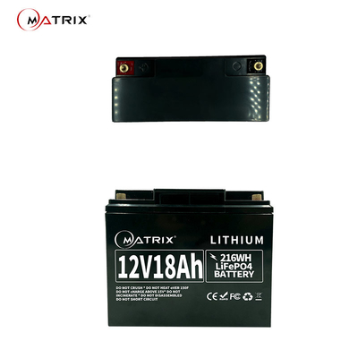 paquet 12.8v de batterie de 18ah 12v LiFePO4 pour la télévision en circuit fermé/UPS/stockage solaire