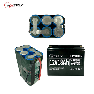 batterie au lithium profonde du cycle 12v 12.8v 18ah pour UPS/télévision en circuit fermé/solaire/lumière