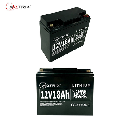 Cellule rechargeable de lithium de Li Ion Pack With 32700 de batterie de 18ah 12V LiFePo4
