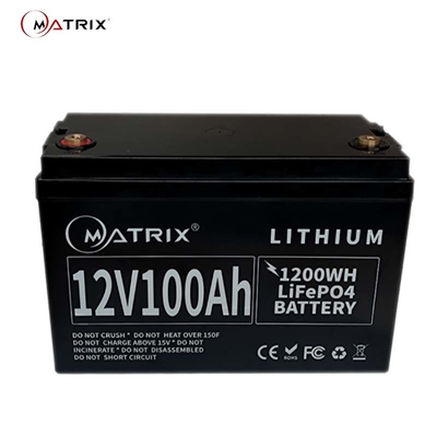 100Ah 12V LiFePO4 pour le lithium solaire Ion Battery de système de stockage