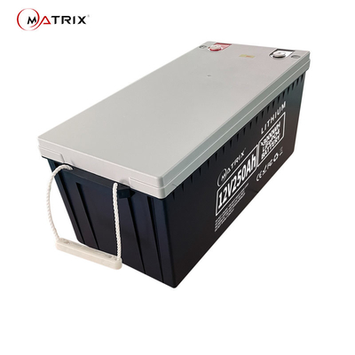 Batterie au lithium prismatique de rechange de MATRIX 12V 250AH des cellules Lifepo4 avec la caisse d'ABS