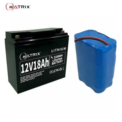 lithium Ion Battery Pack de la batterie au lithium de rechange de 12.8v 18ah Lifepo4