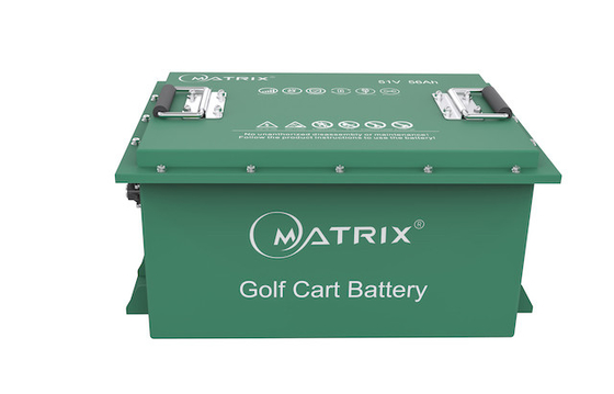 Batterie longue durée 48V / 51V 56Ah Lifepo4 Golf Cart Batterie Lithium ion EV Batteries Pack