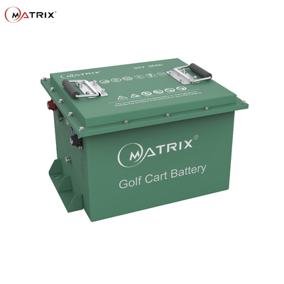 Batterie 36V 56ah LiFePO4 pour batterie à cycle profond de voiturette de golf avec 3500 cycles de vie