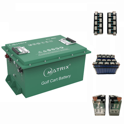Batterie rechargeable de l'ion EV de lithium de batterie de chariot de golf de 48v/51v 56ah Lifepo4