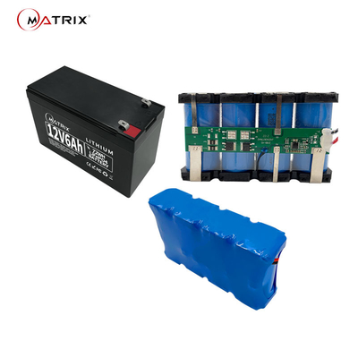 batterie LiFEPO4 de fer de lithium de 12V 6Ah