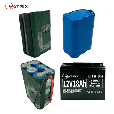 D'acide de plomb remplacez le cycle profond de batterie au lithium de rechange de 12.8v 18ah