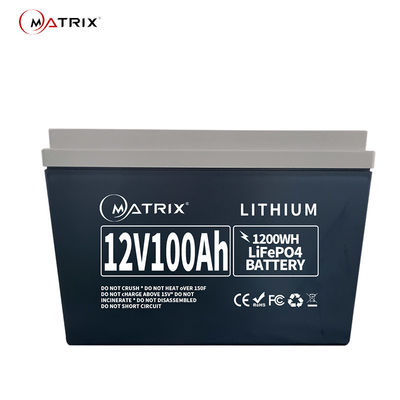 LEP 12 v 100ah panneau solaire batterie de stockage d'énergie cellules de batterie au lithium fer phosphate