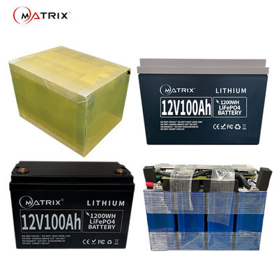batteries solaires de cycle profond de la batterie Lifepo4 du panneau solaire 12v100ah