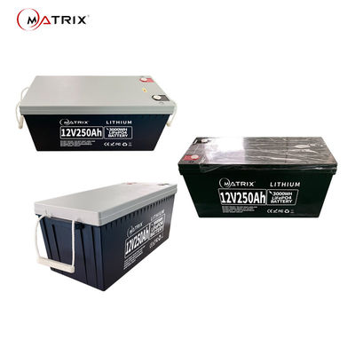 Batterie solaire de cycle profond portatif de lithium 12volt 250ah pour l'énergie à la maison